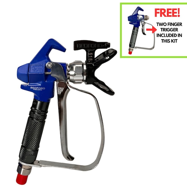 Bedford Precision Parts Bedford Precision BP3600 Contractor Spray Gun, w/Guard and Reversible 515 Tip 61-4450 - main